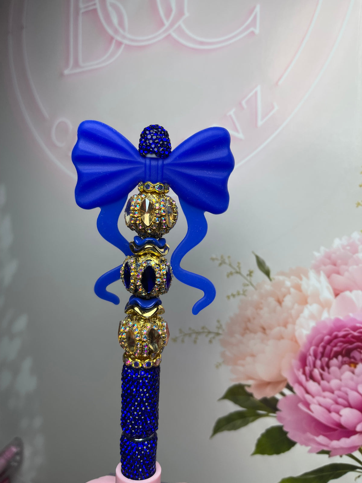 Royal Blue Bling Pen