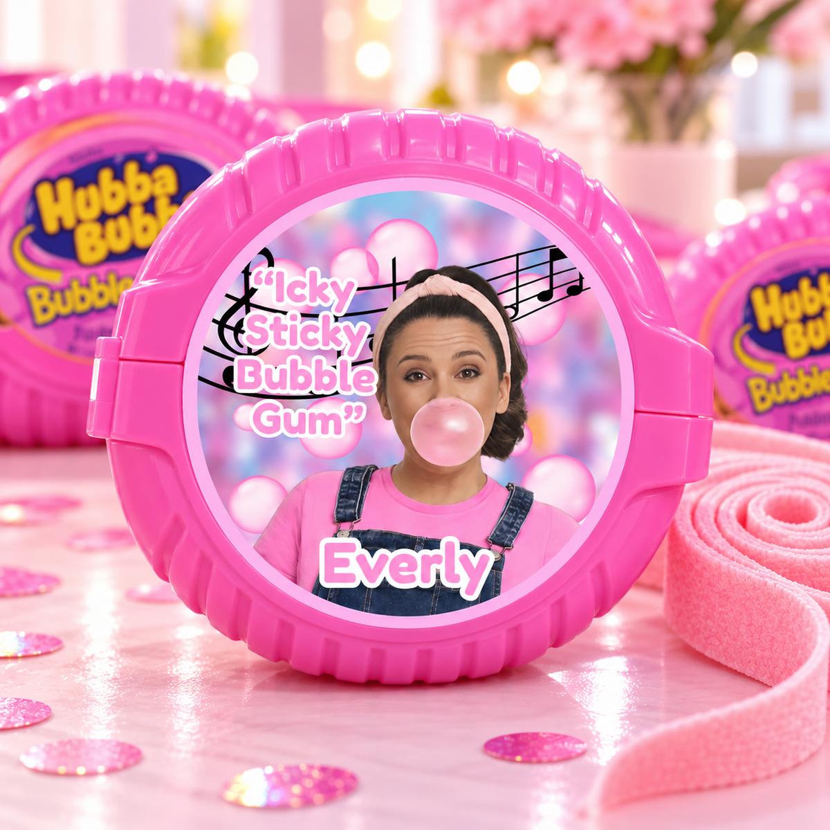 12 Personalized Gum Stickers