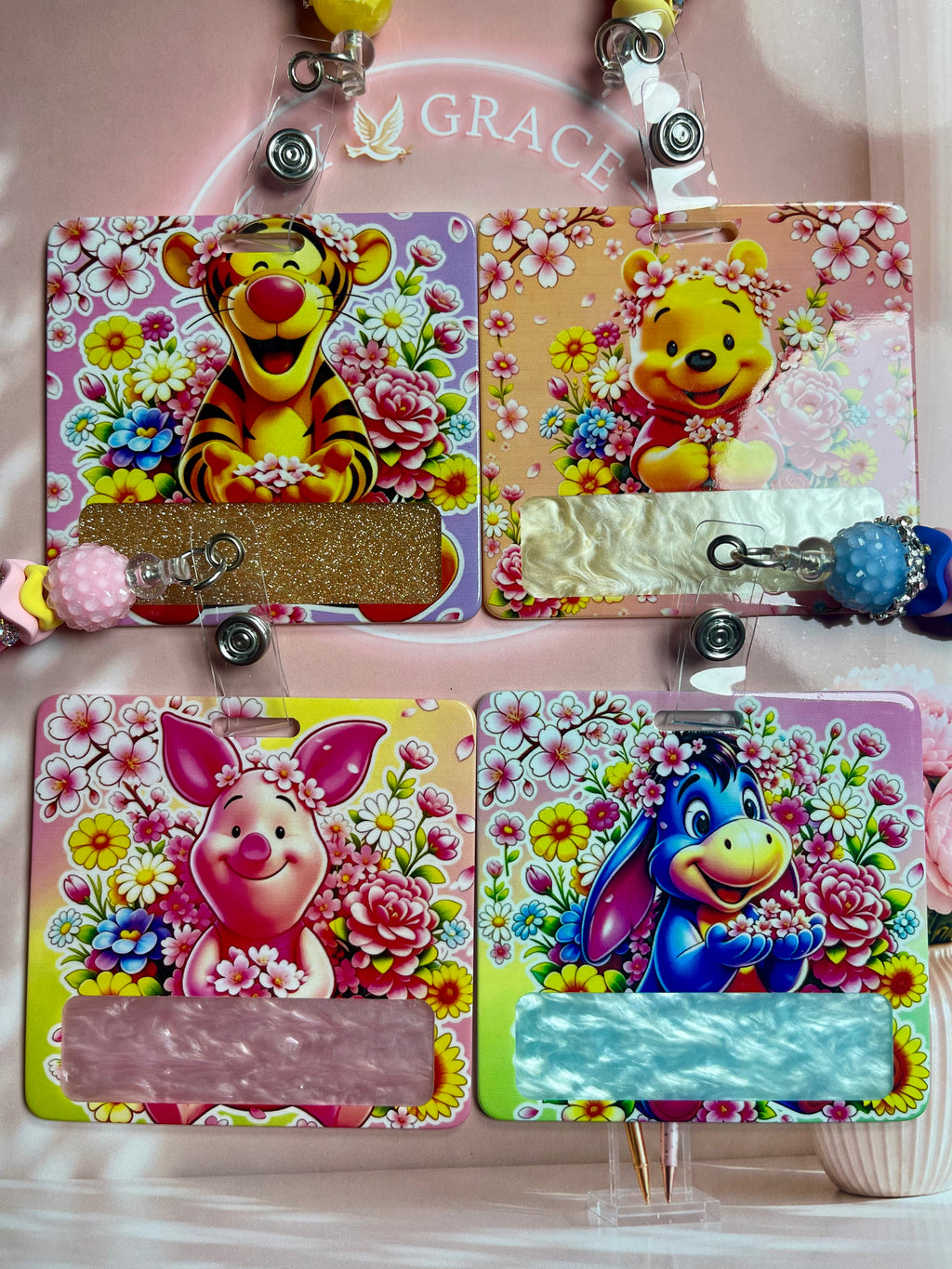 Pooh and friends Badge Buddies
