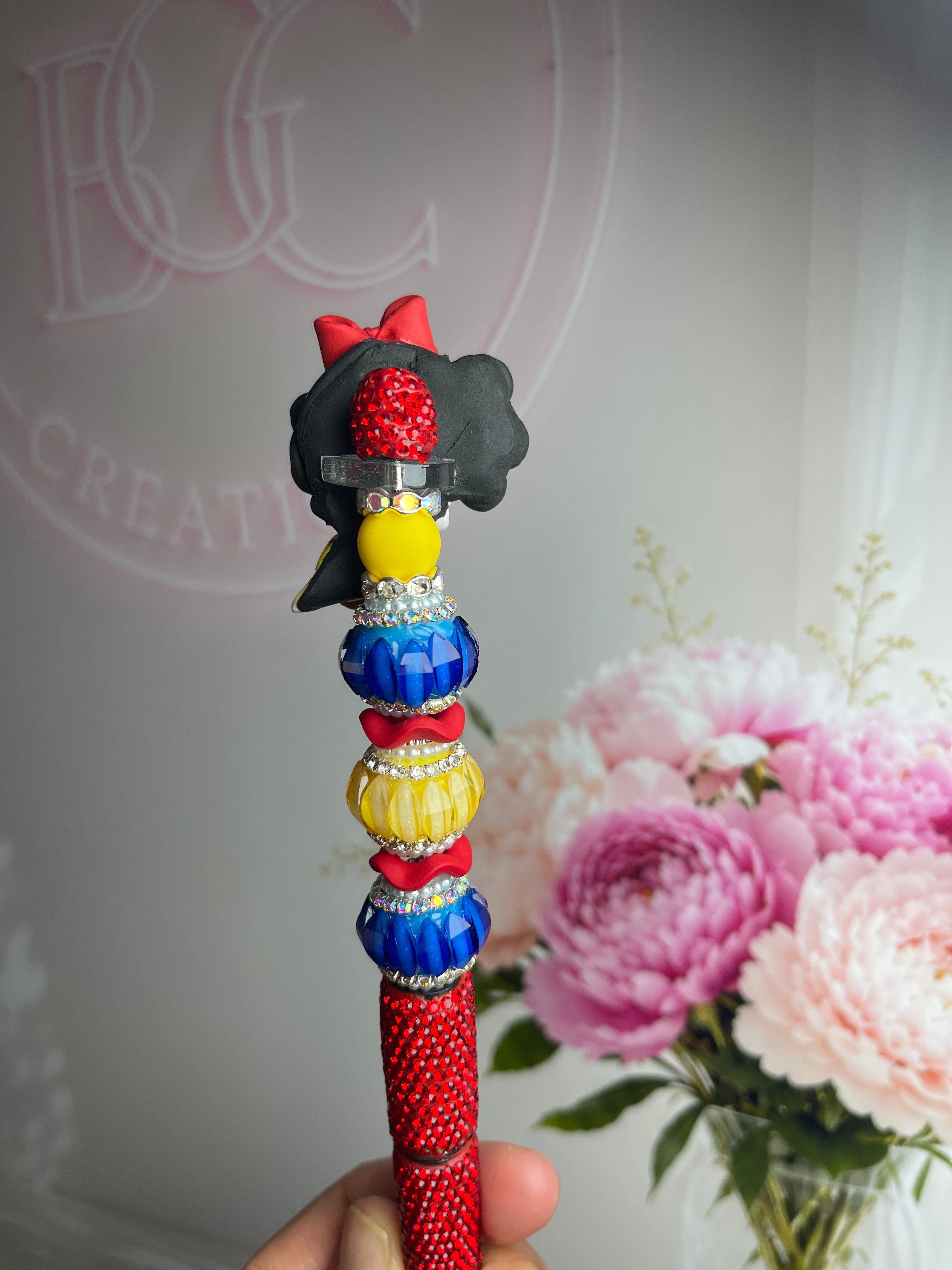 Snow White Clay Topper Pen