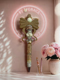 Brown Nude Color Bling Pen