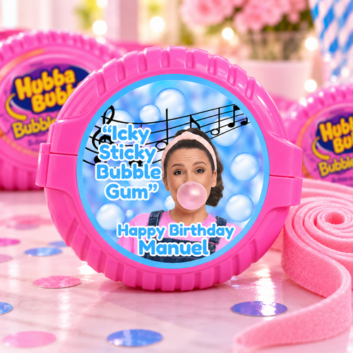 12 Personalized Gum Stickers