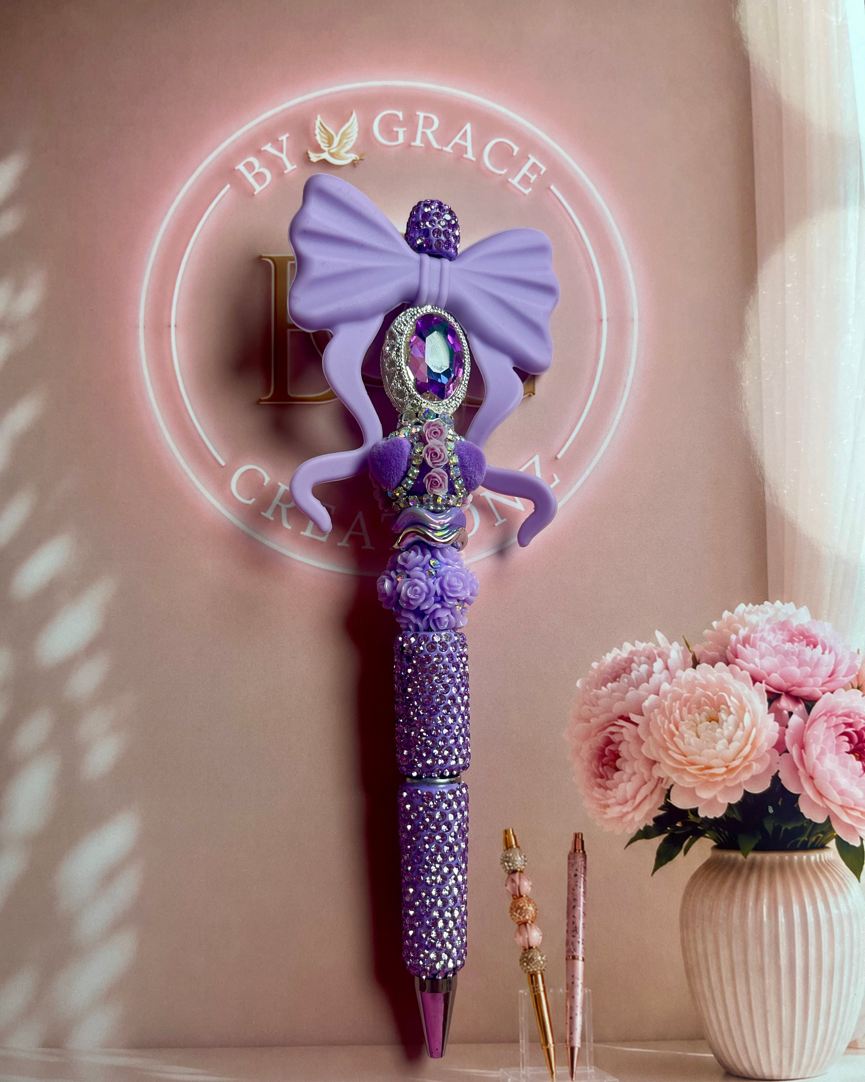 Lavender Bling Pen