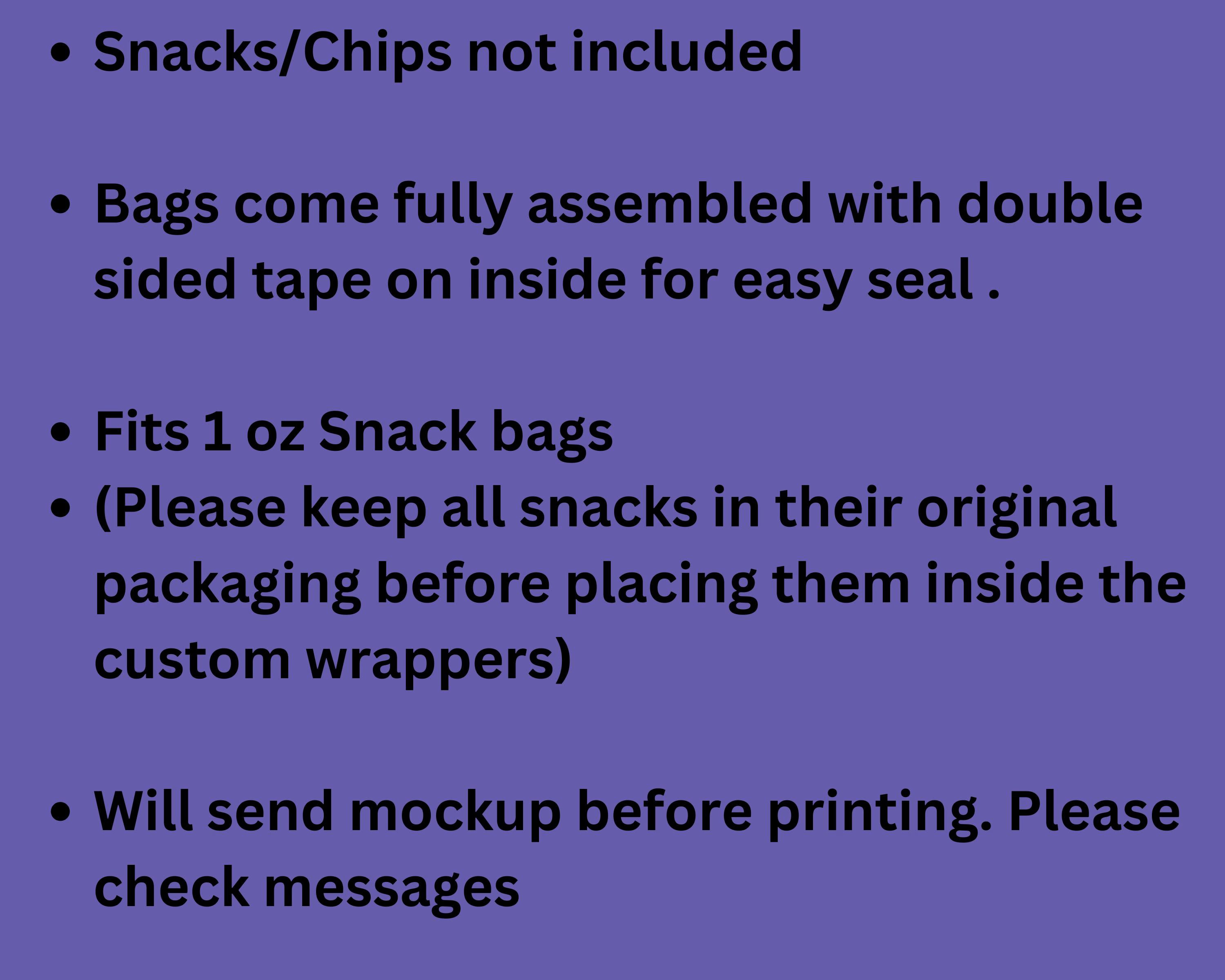 Custom Quinceañera Takis Chip Bags | Personalized Party Favors with Photo | Mis XV Años Snack Bags