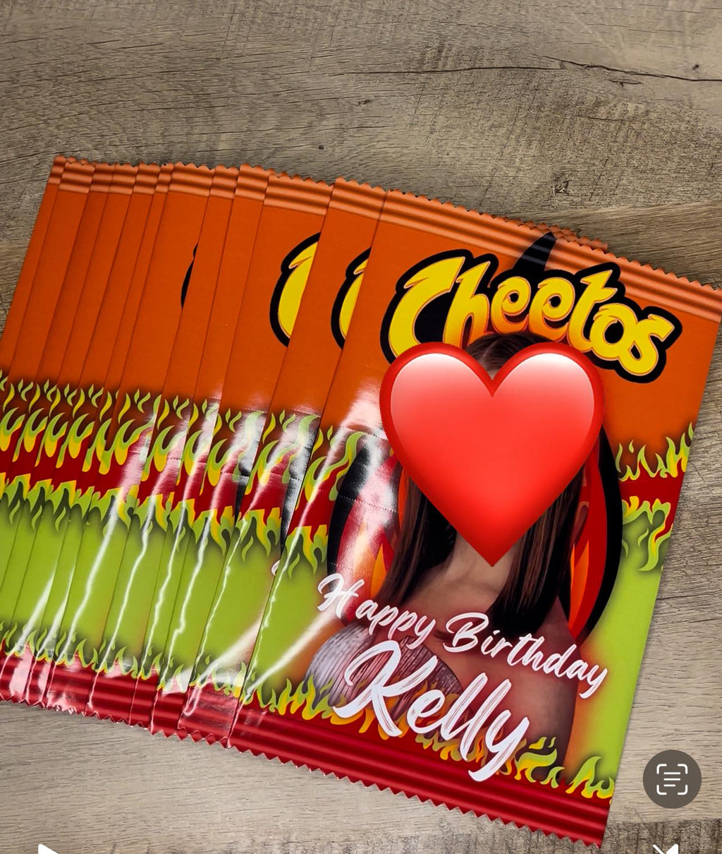 Custom Hot Cheetos Chip Bags Wrapper